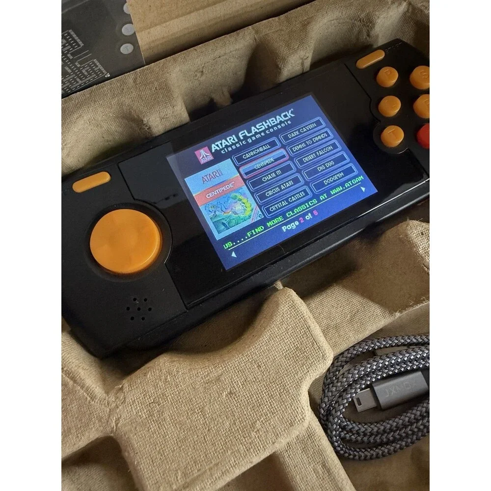 Atari Flashback Portable 60 Built-In Games Atgames Frogger Centipede